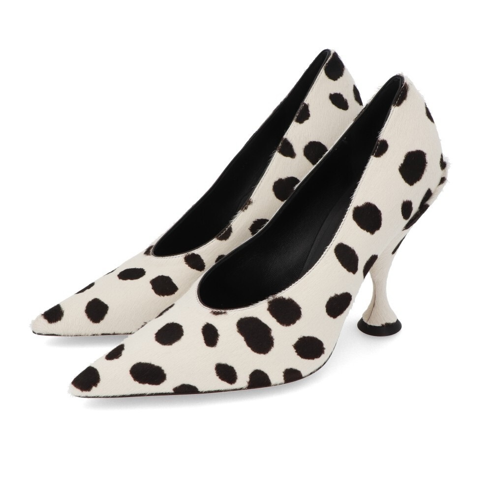 Burberry Dalmatian Print Calf Hair Pumps
